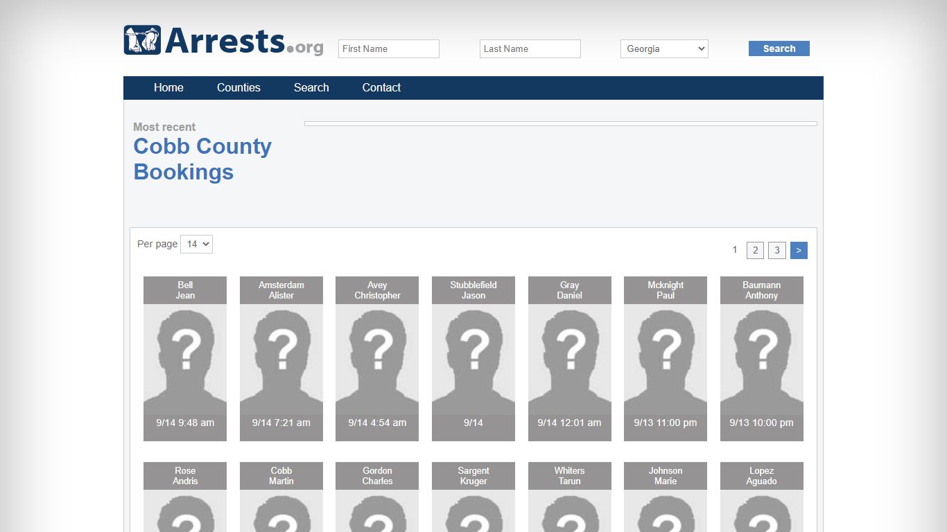 Cobb County Arrests and Inmate Search